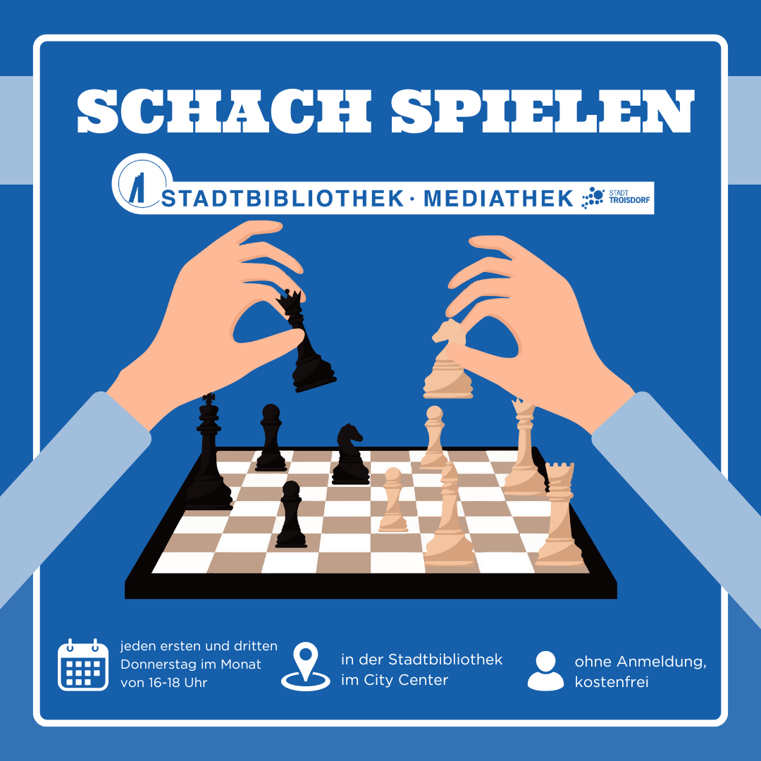 Schach Spielen In Der Stadtbibliothek Stadt Troisdorf