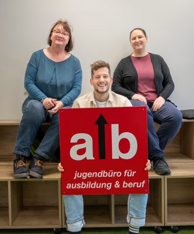 Ansprechpartner*innen des Jugendbüros: Frau Brandt, Herr Fischermann, Frau Eilers