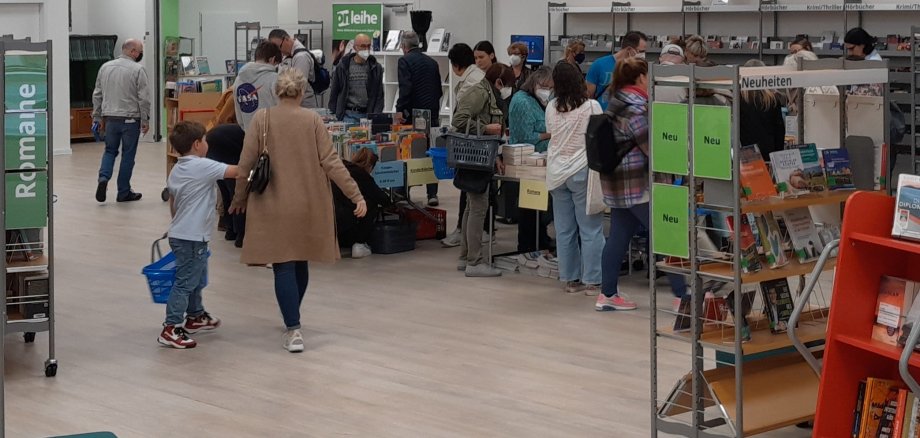 Flohmarkt in der Stadtbibliothek