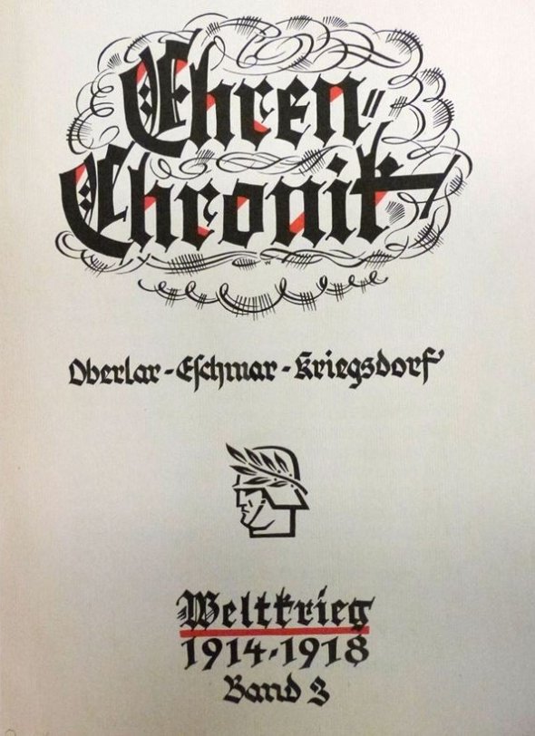 Sieglarer Ehrenchronik (Bild: Stadtarchiv Troisdorf)