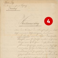 4. Türchen: Kostenanschlag über den Ausbau der Kirchstraße zu Troisdorf vom 24.01.1870 (Quelle: Stadtarchiv Troisdorf, A 154, Bl. 91)